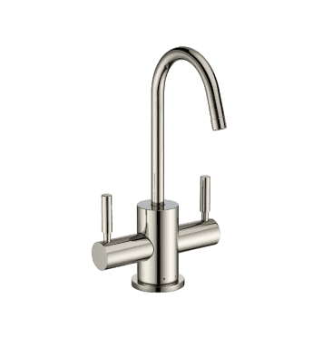 Instant hot purified water dispenser faucet