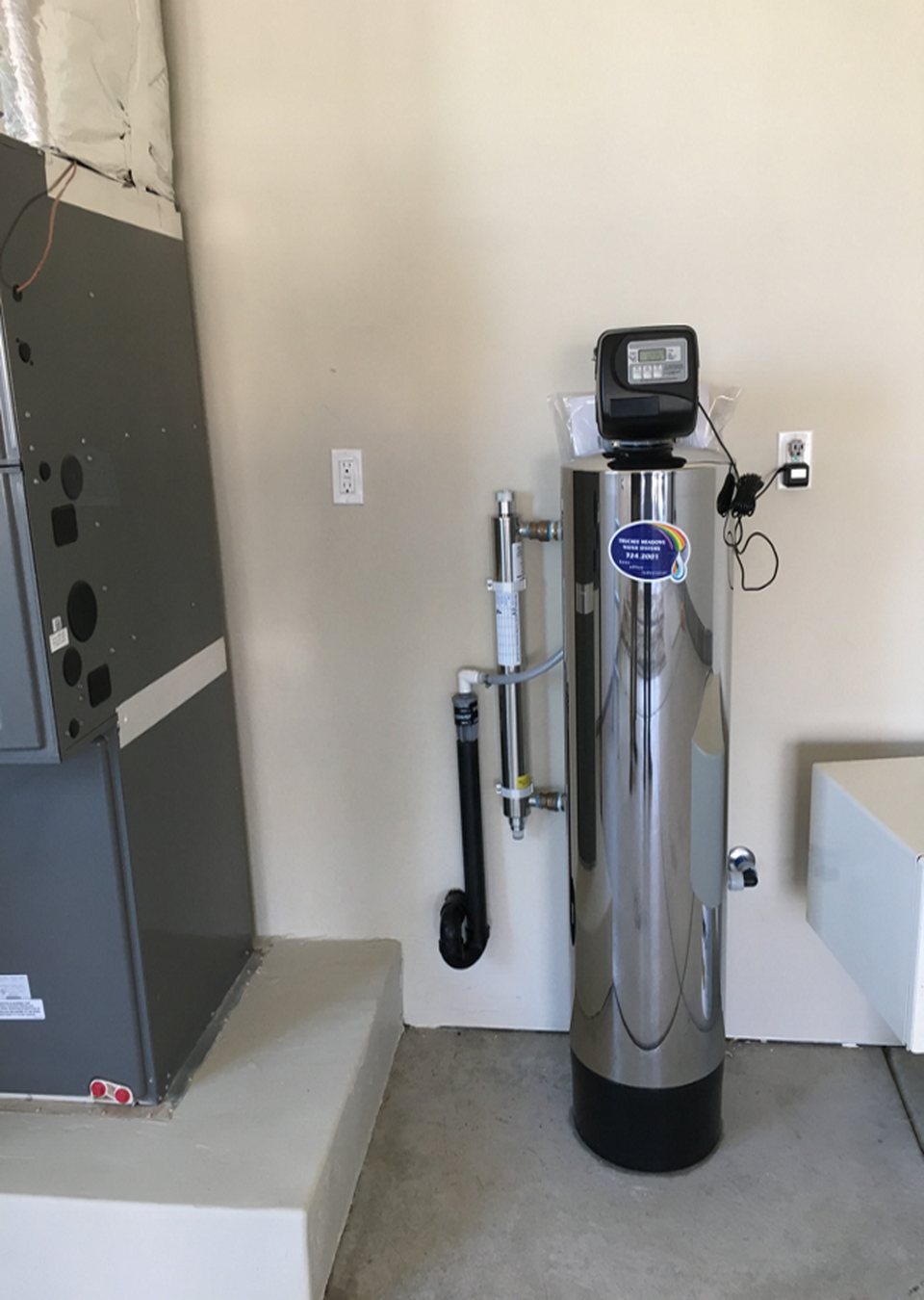 Sierra 7 salt-free water conditioner installed