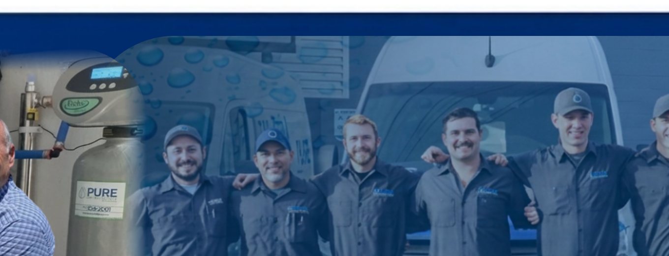 Pure Water Systems technicians with the service fleet