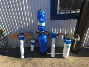 Discarded water treatment tanks
