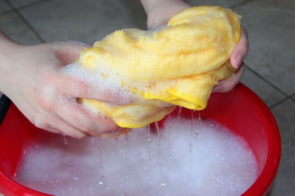 Using more cleaning products with hard water